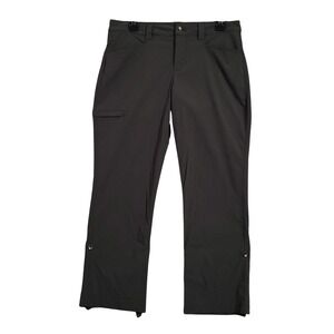 Eddie Bauer Travex Hiking Pants‎ Roll Tab Outdoor Activewear Gray Womens 32x26